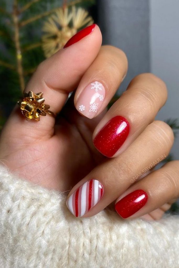 50 Christmas Nail Designs Guaranteed To Bring Joy