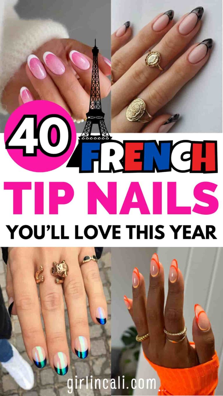 40 Cute French Tip Nails That Revisit The Classic Look - Girl In Cali