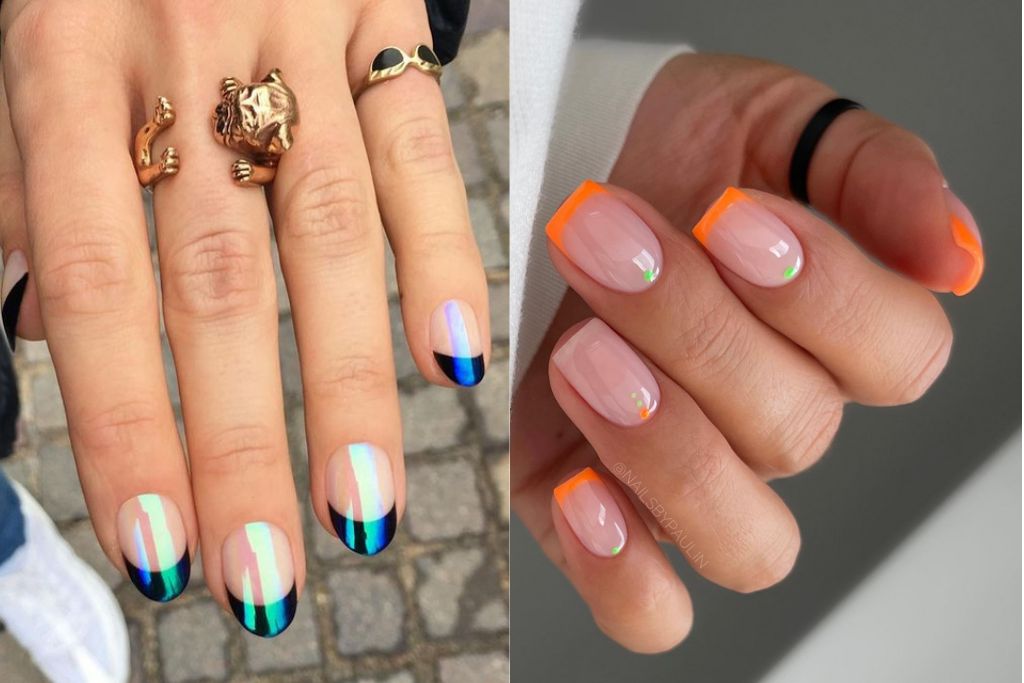 40 Cute French tip nails