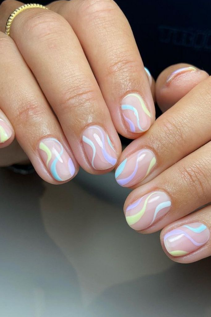 Simple spring nail designs