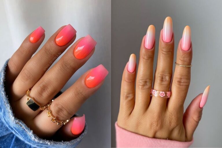 Summer ombré nails